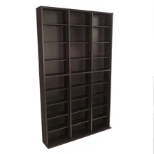 Cabinet-Atlantic Oskar Media Wall-Unit 756 Espresso - Black - View 7