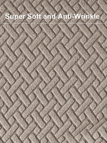 Jacquard Chair Seat Cushion Cover Dining Chair Cover 1pc - Khaki - View 2