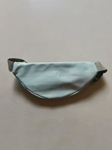 街頭風腰包時髦包女士休閒腰包時尚女孩肩膀斜肩包胸包中性嘻哈腰包新款腰包手機包 - 綠色 - 查看 5