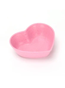 Plato de salsa en forma de corazón - Rosa - Ver 1