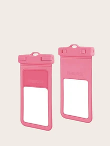 Bolsa de natación, funda impermeable para teléfono, bolsa impermeable, bolsa para teléfono móvil, cubierta de PVC, bolsa deportiva esencial para crucero - Rosa - Ver 5