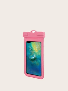 Bolsa de natación, funda impermeable para teléfono, bolsa impermeable, bolsa para teléfono móvil, cubierta de PVC, bolsa deportiva esencial para crucero - Rosa - Ver 3