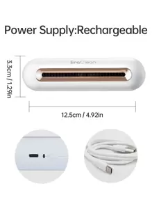 EraClean 1pc USB Refrigerator Deodorizer - White - View 10