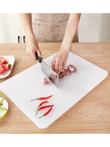 1pc Kitchen Cutting Board - White - View 2