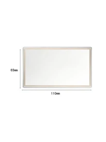 1入組不銹鋼耐用汽車遮陽板化妝鏡 - 銀色 - 查看 5