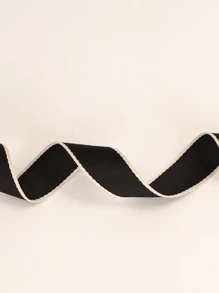 可调节包带、手提包腰带、宽肩带、包带替换件、配件、礼品、装饰礼品配件 - 黑色 - 查看 4