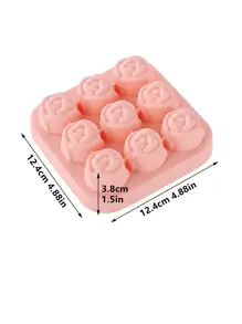 1入組玫瑰設計冰球模具 - 粉色 - 查看 5