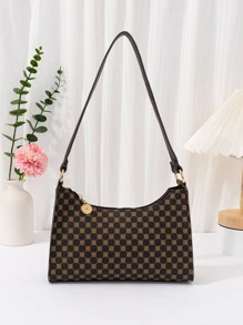 YL All-over Printed Fashionable Armpit Bag - Multicolor - View 1