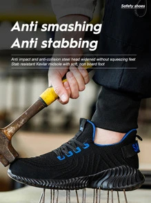 堅不可摧的男女鋼頭工作鞋，舒適安全的運動鞋，具有良好的牽引力