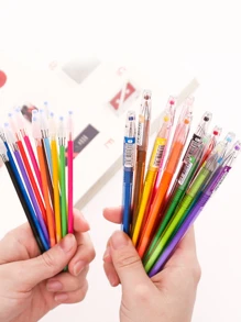 12入組混色中性筆 - 彩色 - 查看 8