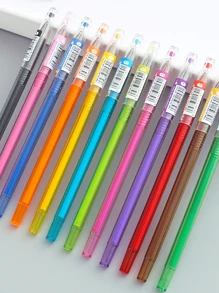 12入組混色中性筆 - 彩色 - 查看 2