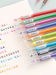 12入組混色中性筆 - 彩色 - 查看 5