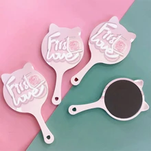 Gương mỹ phẩm cầm tay Máy tính để bàn Gương làm đẹp và tóc với tay cầm móng vuốt mèo - Nhiều màu - Xem 6