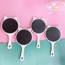 Gương mỹ phẩm cầm tay Máy tính để bàn Gương làm đẹp và tóc với tay cầm móng vuốt mèo - Nhiều màu - Xem 2