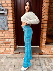 Women Jeans - Blue - View 4
