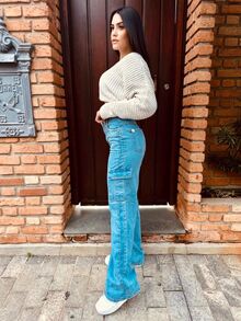 Women Jeans - Blue - View 5