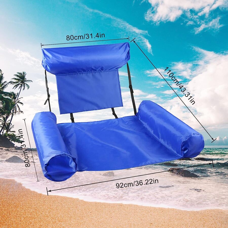Inflatable Water Hammock, Water Hammock Inflatable Swimming Bed 4in1