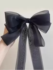 Bow Decor Hair Clip Cute Valentine's Day Claw Clips Hair Claws Hair Barrettes, School Stuff, Elegant, College, Winter Outfit For Women, Bows, Hair Accessories