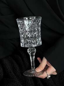 1pc Clear Glass Cup Back To School - Clear - View 4