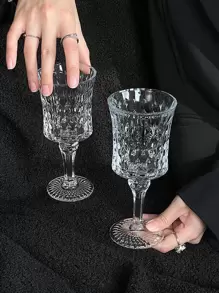 1pc Clear Glass Cup Back To School - Clear - View 6