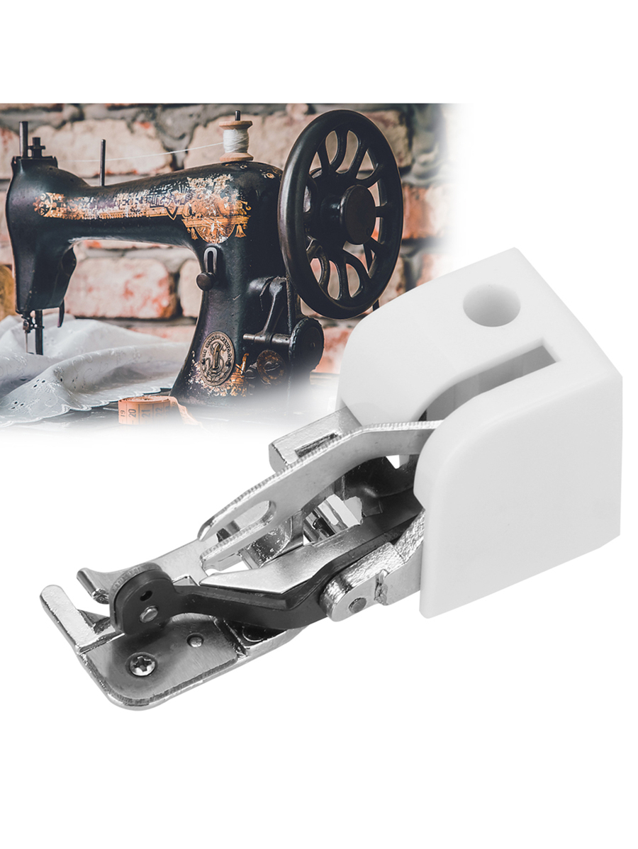 Sewing Machine Presser Foot With Side Cutter Domestic Press Feet For Handhelds Brother/ Sewing
