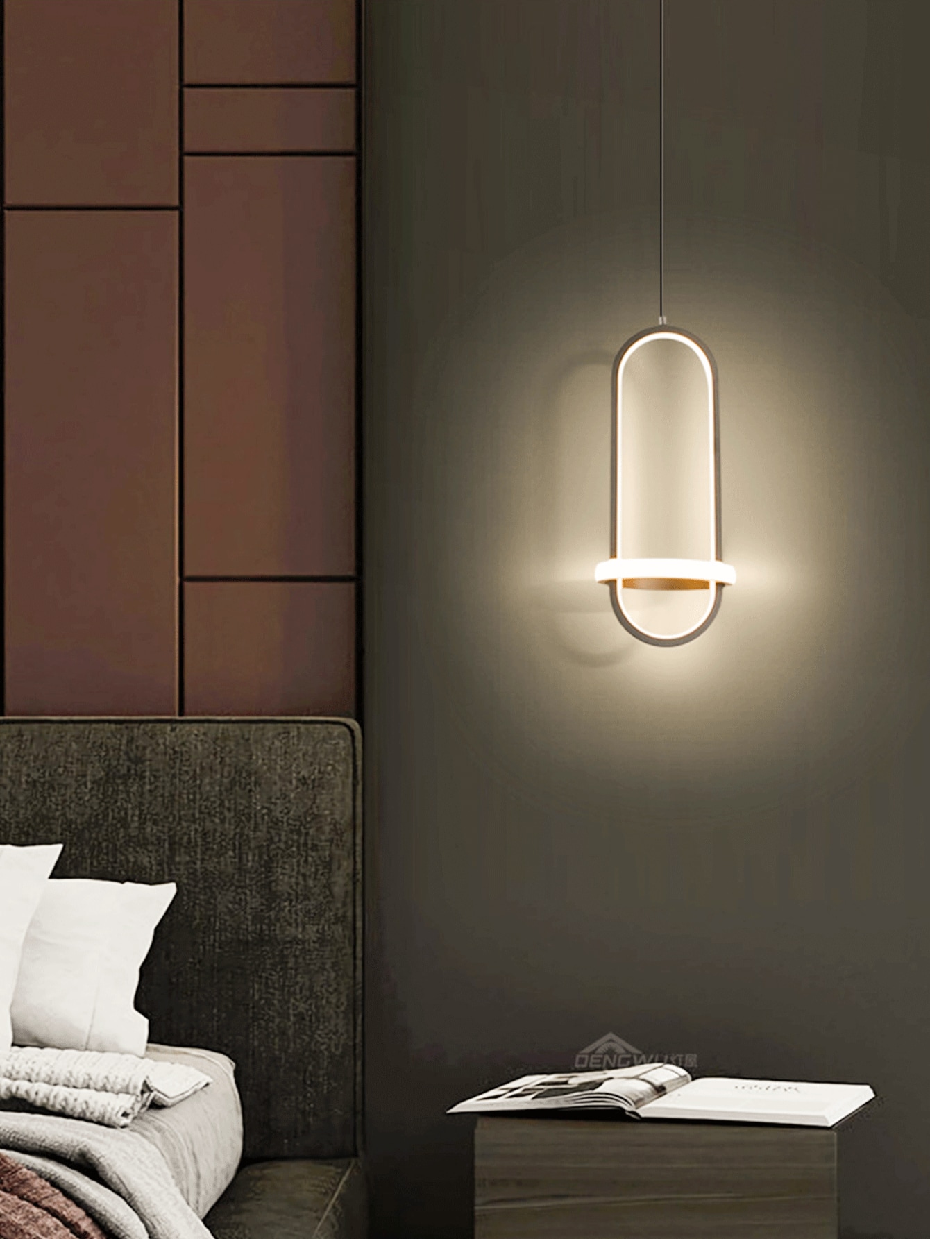 1 pieza hierro Lámparas de techo , moderno negro con diseño geométrico