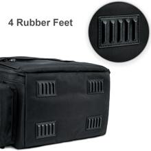 Rodeel Fishing Tackle Backpack 2 Fishing Rod Holders with 4 Tackle Boxes, Large Storage,Backpack for Trout Fishing Outdoor Sports Camping Hiking - 黑色 - 查看 8