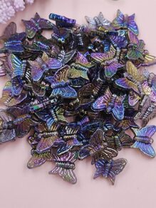 20 cái/bộ Thiết Kế Con Bướm Đính Hạt DIY - Xám - Xem 4