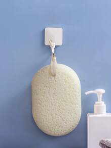 1 pieza Esponja de baño de unicolor, decoración de baño del hogar, decoración de otoño, de vuelta a la escuela - Multicolor - Ver 5