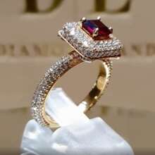 1入組合金女士時尚戒指