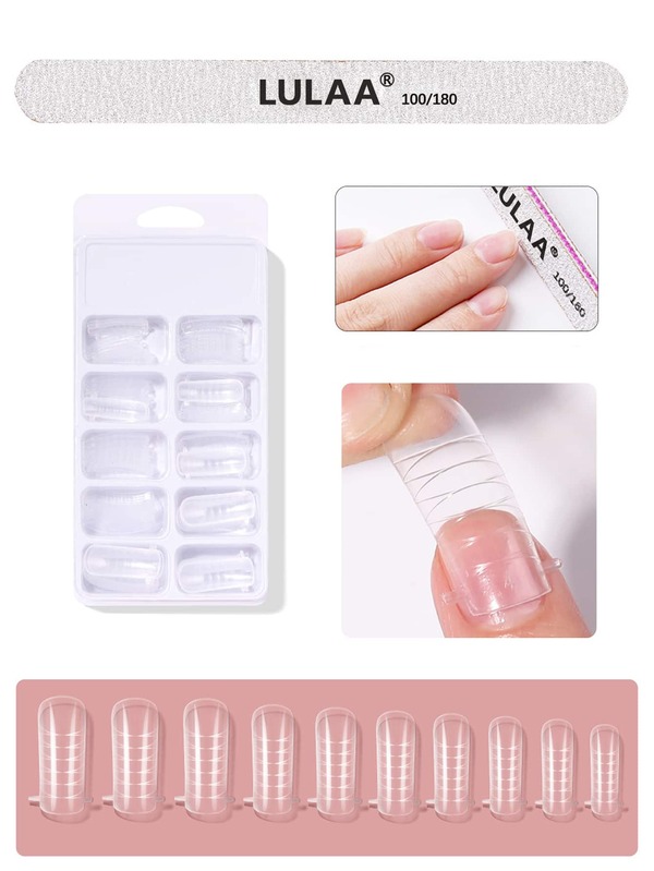 Poly Extension Gel Nail Care Kit, 20pcs/Set Nail Extension Kit, Poly