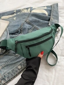 2023新款帆布斜挎包適合女士,運動胸包和多用途腰包