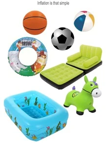 1pc Portable Multifunction Pump - Gold - View 6