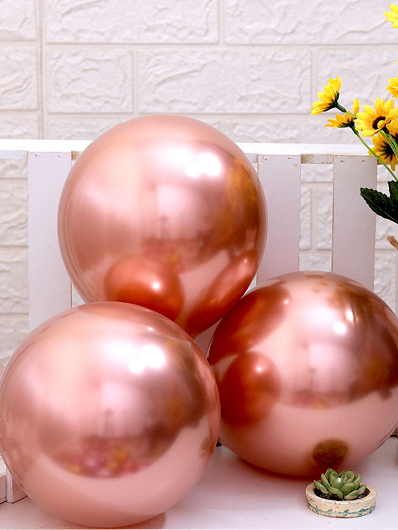 Metallic Balloon Rose Gold - Rose Gold - View 1
