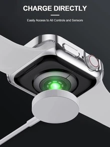 銀電鍍防水二合一殼套&屏幕膜適用於Apple Watch8 - 彩色 - 查看 2