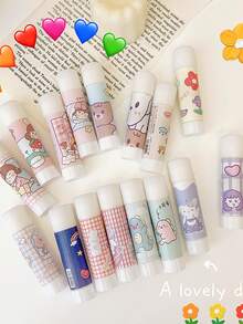 1入組卡通圖案素色膠水