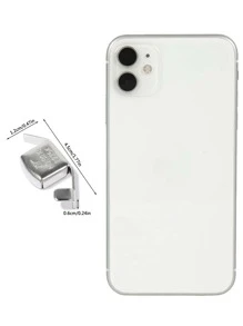 1pc Sewing Machine Pressed Foot, Silver Stainless Steel Sewing Machine Presser Tool For DIY Sewing - Silver - View 5