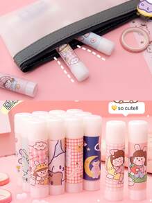 1入組卡通圖案素色膠水