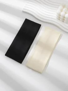 2 chiếc dây buộc tóc chắc chắn để đi học thường ngày - Nhiều màu - Xem 1