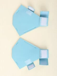 1 par Zapatos pato suela protección - Celeste - Ver 5