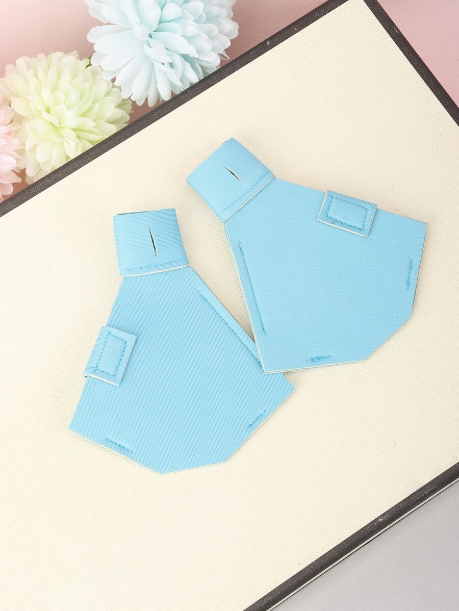 1 par Zapatos pato suela protección - Celeste - Ver 1