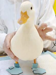 1 par Zapatos pato suela protección - Celeste - Ver 2