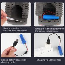 11 Channel Alloy Remote Control Excavator, 680 Degree Rotate, 2600mah Long Battery Life, Color Random, Fun Toy For Kids - Yellow - View 10