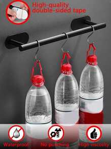 1入組不銹鋼毛巾架 - 銀色 - 查看 4