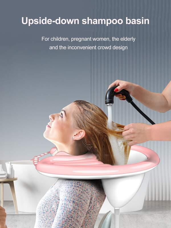 Inflatable Shampoo Basin With Air Pump And Water Pipe Inflatable Shampoo Basin Foldable Storage
