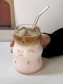 1 pieza Taza vidrio transparente - transparente - Ver 3