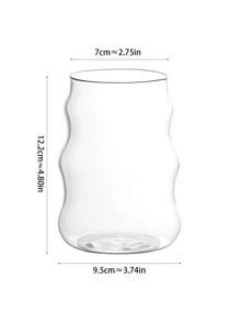 1 pieza Taza vidrio transparente - transparente - Ver 2