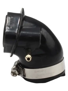 PowerMotor 適用於Gy6引擎的摩托車化油器接口 - 黑色 - 查看 3