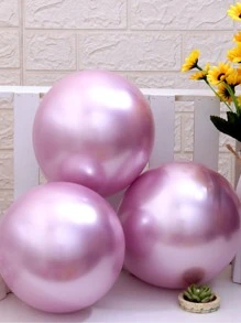 50pcs 12-Inch Metallic Pink Balloons - Pink - View 2