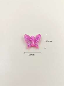 20pcs/set Butterfly Design DIY Bead - White - View 6